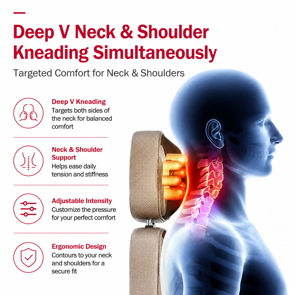 Premium Electric Full Body Massage Cushion Shiatsu Kneading Neck Back Waist Leg Massager Infrared Heating Vibration Seat Home Office Chair Use