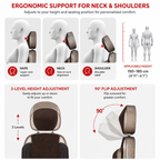 Premium Electric Full Body Massage Cushion Shiatsu Kneading Neck Back Waist Leg Massager Infrared Heating Vibration Seat Home Office Chair Use