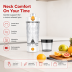 Premium Electric Protein Shaker Bottle 7500RPM USB-C Rechargeable Self Cleaning Mixer Built-in Powder Storage BPA-Free Portable Smooth Drink Blender Gym Travel Use