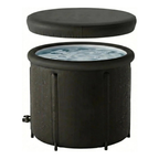 Premium Ice Bath Tub Portable Cold Plunge Tub 84 Gallon Inflatable Recovery Bath Lid Drain Outdoor Home Muscle Recovery Wellness Therapy Spa Fitness Use
