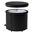 Premium Ice Bath Tub Portable Cold Plunge Tub 84 Gallon Inflatable Recovery Bath Lid Drain Outdoor Home Muscle Recovery Wellness Therapy Spa Fitness Use