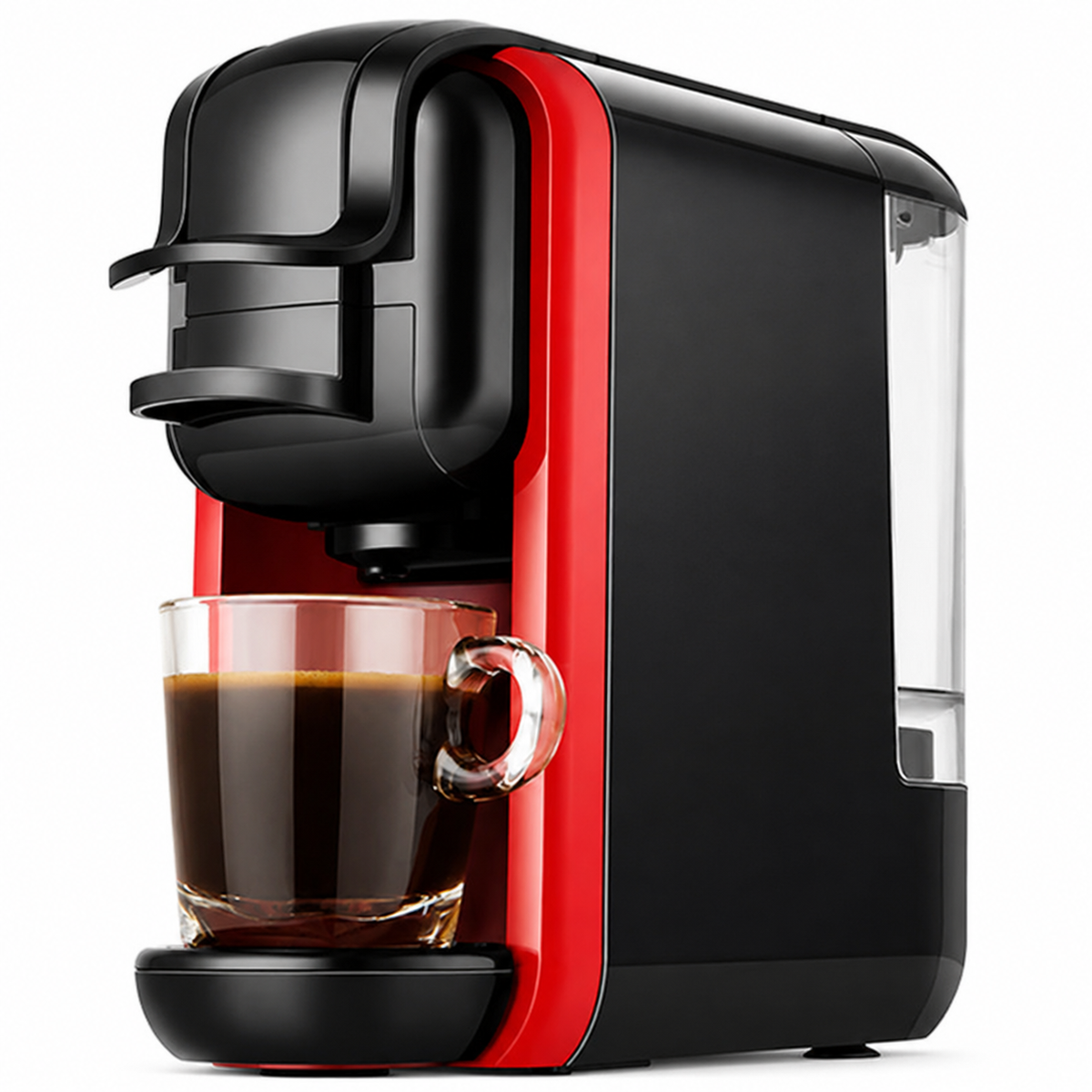 Premium Italian Capsule Coffee Machine Compact All in One Drip Americano Maker Capsule Coffee Brewer Single Serve 220V Home Office Coffee System