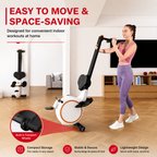 Premium Magnetic Rowing Machine for Home 32 Level Adjustable Resistance Cardio Rower LED Monitor Bluetooth Strength Training Fitness Equipment