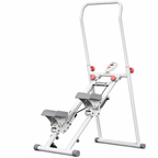 Premium Vertical Climber Machine Foldable Full Body Workout Cardio Trainer Adjustable Home Gym Climbing Machine with LCD Monitor Quiet Compact Design