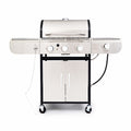 R.W.FLAME 3-Burner Propane Grill with Side Burner