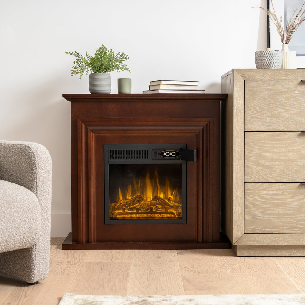 R.W.FLAME 36-inch Electric Fireplace with Mantel