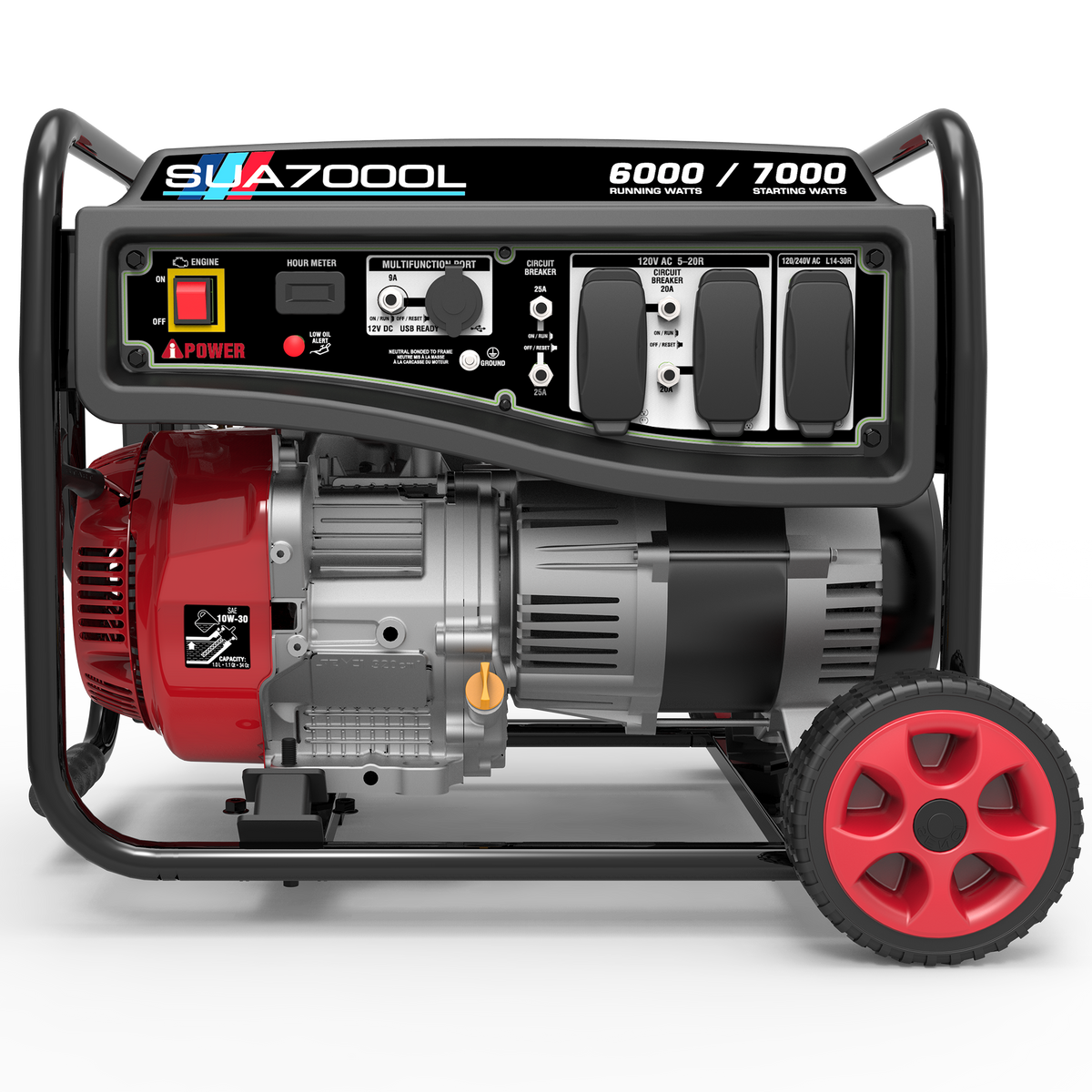 SUA7000L – 7000 Watt<br> Portable Generator
