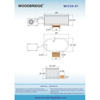 WoodBridge 110 1 – Person Hot Tub in Olive Pine