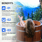 WoodBridge 110 1 – Person Hot Tub in Olive Pine