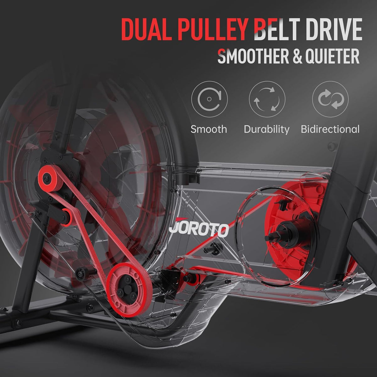 JOROTO XR5 Wasser-Heimtrainer – 6 Stufen Wasserwiderstand & App-Konnektivität