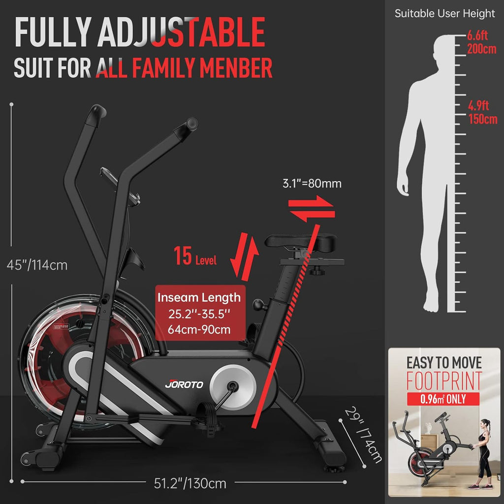 JOROTO XR5 Wasser-Heimtrainer – 6 Stufen Wasserwiderstand & App-Konnektivität