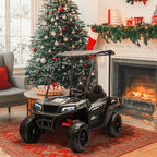 EROMMY 24V Ride on Electric Kids UTV Side by Side – Black