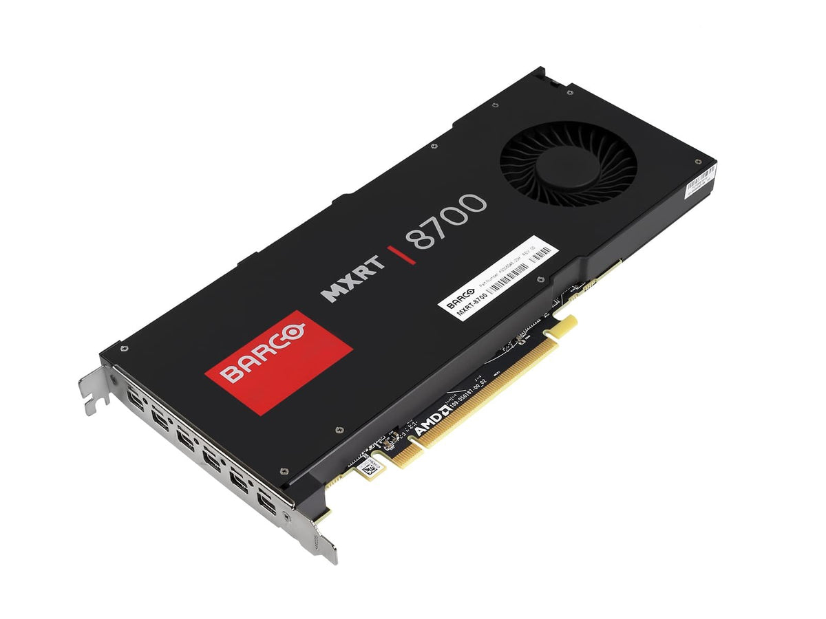 Barco MXRT-8700 6-Head 16GB Medical Graphics Card Display Controller (K9306048)