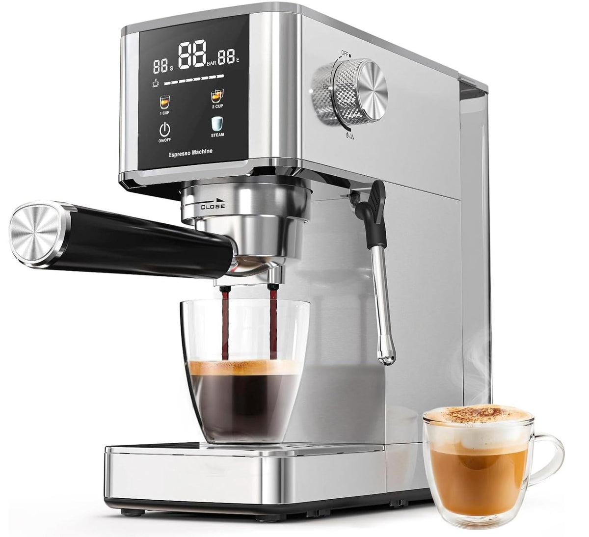 Kismile 20-Bar Espresso Machine