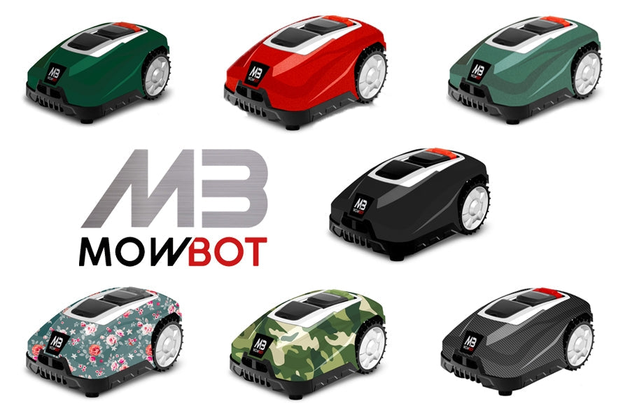 Cobra Mowbot 1200 Robotic Lawn Mower - Metallic Red