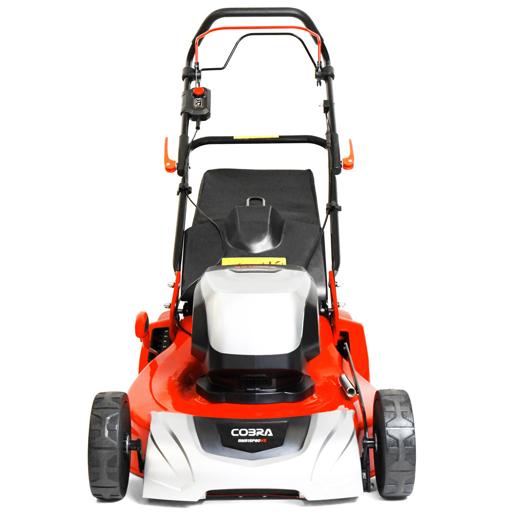 Cobra RM51SP80VX Twin 40V MAX+ Self-Propelled Rear Roller Cordless Lawn Mower (with 2 x 40V 4Ah Batteries & 2 x Fast Chargers)