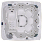 Luxuria Spas 220 Volt 6 – Person 55 – Jet Square Plug & Play Hot Tub with Ozonator