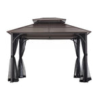 12 Ft. W x 10 Ft. D Steel Patio Gazebo