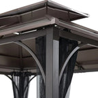 12 Ft. W x 10 Ft. D Steel Patio Gazebo