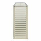 DuraMax 10.5ft x 2.75ft SidePro Vinyl Shed with Foundation Kit