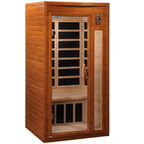 Dynamic Sauna  Barcelona 1-2-person Low EMF (Under 8MG) FAR Infrared Sauna (Canadian Hemlock)