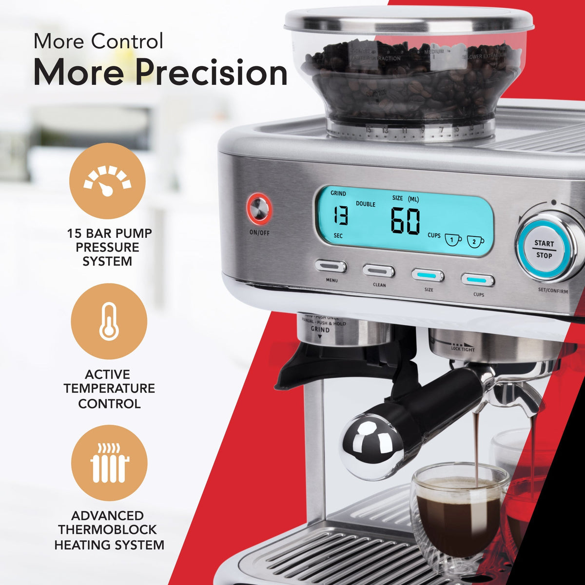 30-Piece Espresso Machine