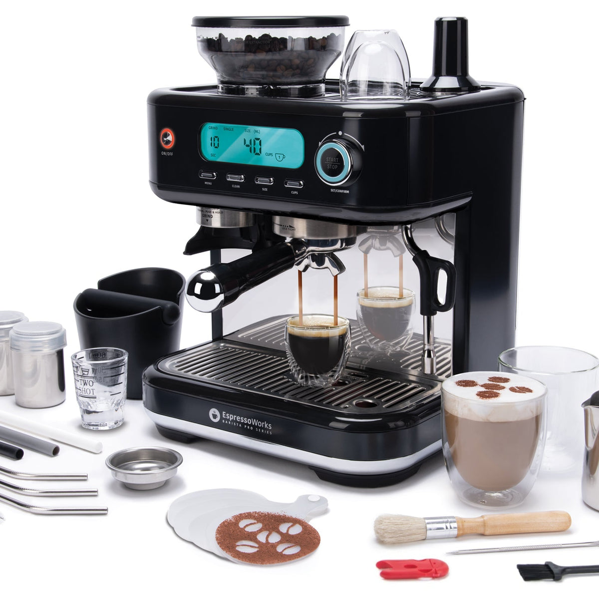 30-Piece Espresso Machine