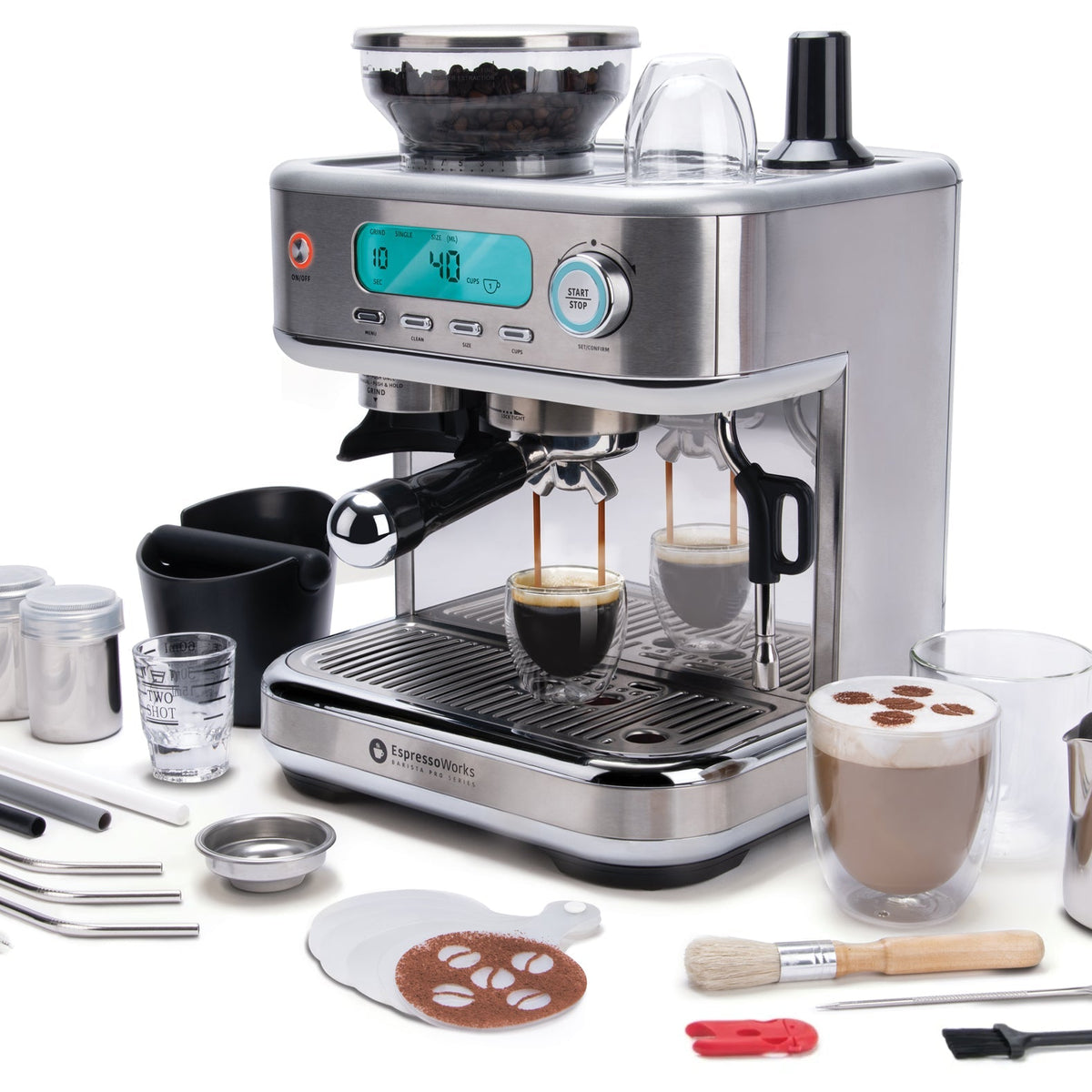 30-Piece Espresso Machine