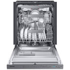 Samsung  24 in. Top Control Tall Tub Dishwasher in Fingerprint Resistant Stainless Steel with AutoRelease