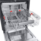 Samsung  24 in. Top Control Tall Tub Dishwasher in Fingerprint Resistant Stainless Steel with AutoRelease