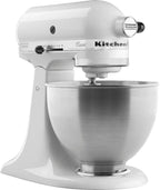 KitchenAid – Classic Series 4.5 Quart Tilt-Head Stand Mixer – White