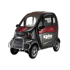 GIO GOLF ENCLOSED MOBILITY SCOOTER 60V 1200W, top speed 18mph, Range up to 30 miles, backup camera, heater, fan, alarm, media center, 500lb load capacity