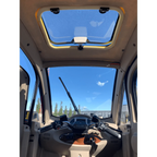 GIO GOLF ENCLOSED MOBILITY SCOOTER 60V 1200W, top speed 18mph, Range up to 30 miles, backup camera, heater, fan, alarm, media center, 500lb load capacity
