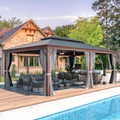 EROMMY 14X20 Large Gazebo with Sides and Hardtop