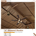 EROMMY 12' x 18' Gazebo with Water Gutter Double Hardtop Roof Galvanized Steel Pavilion Aluminum Frame Permanent Brown