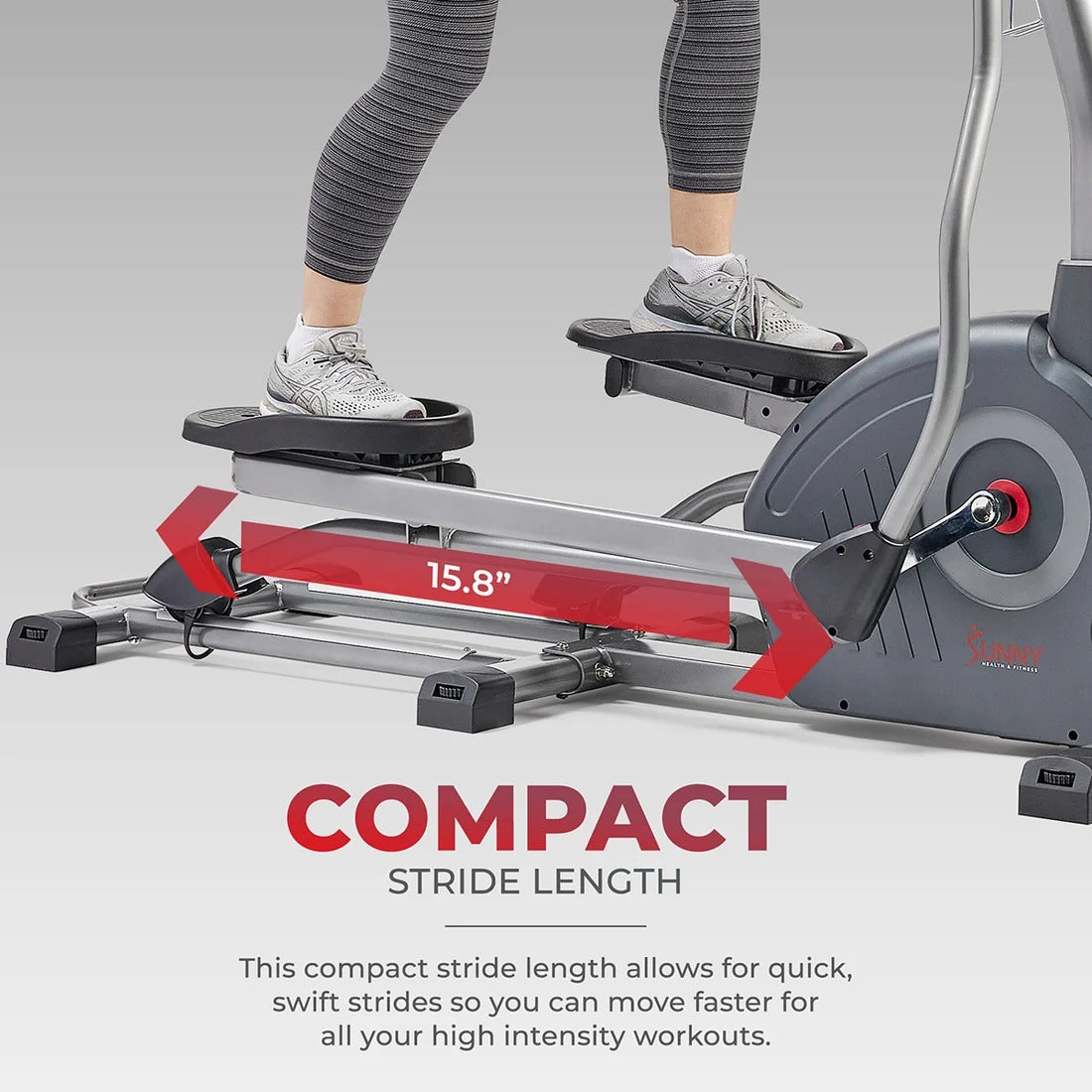 Smart Elite Long Stride Length Magnetic Elliptical
