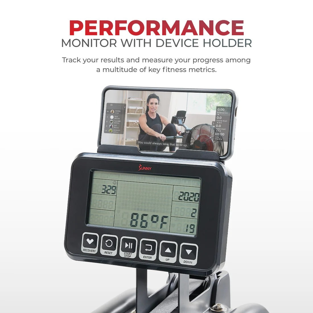 Premium Smart Obsidian Surge 500 m Water Rowing Machine