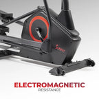 Smart Premium Extra Long Stride Length Programmable Electro-Magnetic Elliptical