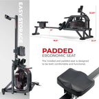 Premium Smart Obsidian Surge 500 m Water Rowing Machine