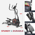 Smart Premium Extra Long Stride Length Programmable Electro-Magnetic Elliptical