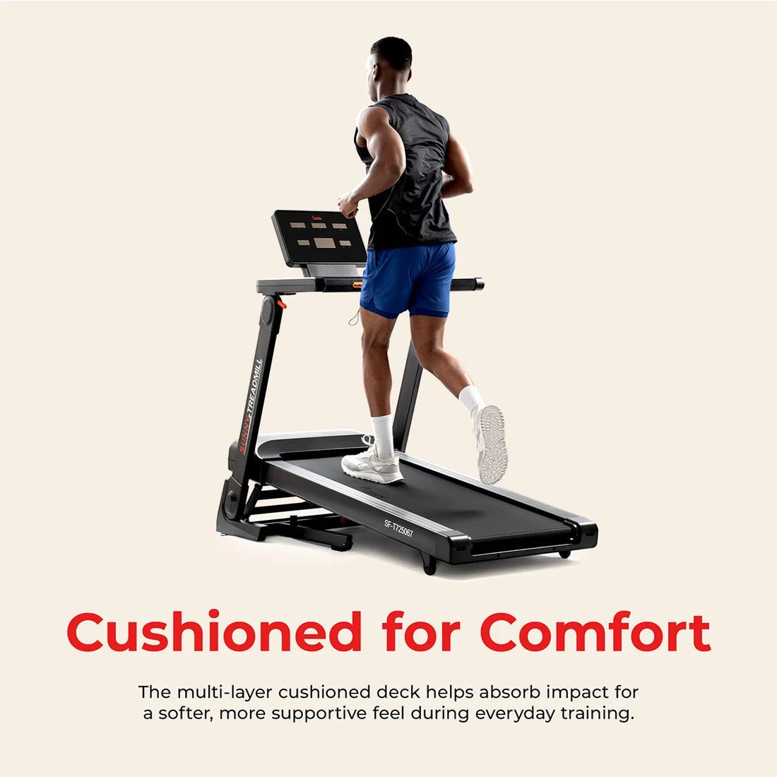 Platinum Smart One-Click Fold Wi-Fi Treadmill With  Auto Incline and Fully Assembled