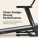 Platinum Smart One-Click Fold Wi-Fi Treadmill With  Auto Incline and Fully Assembled