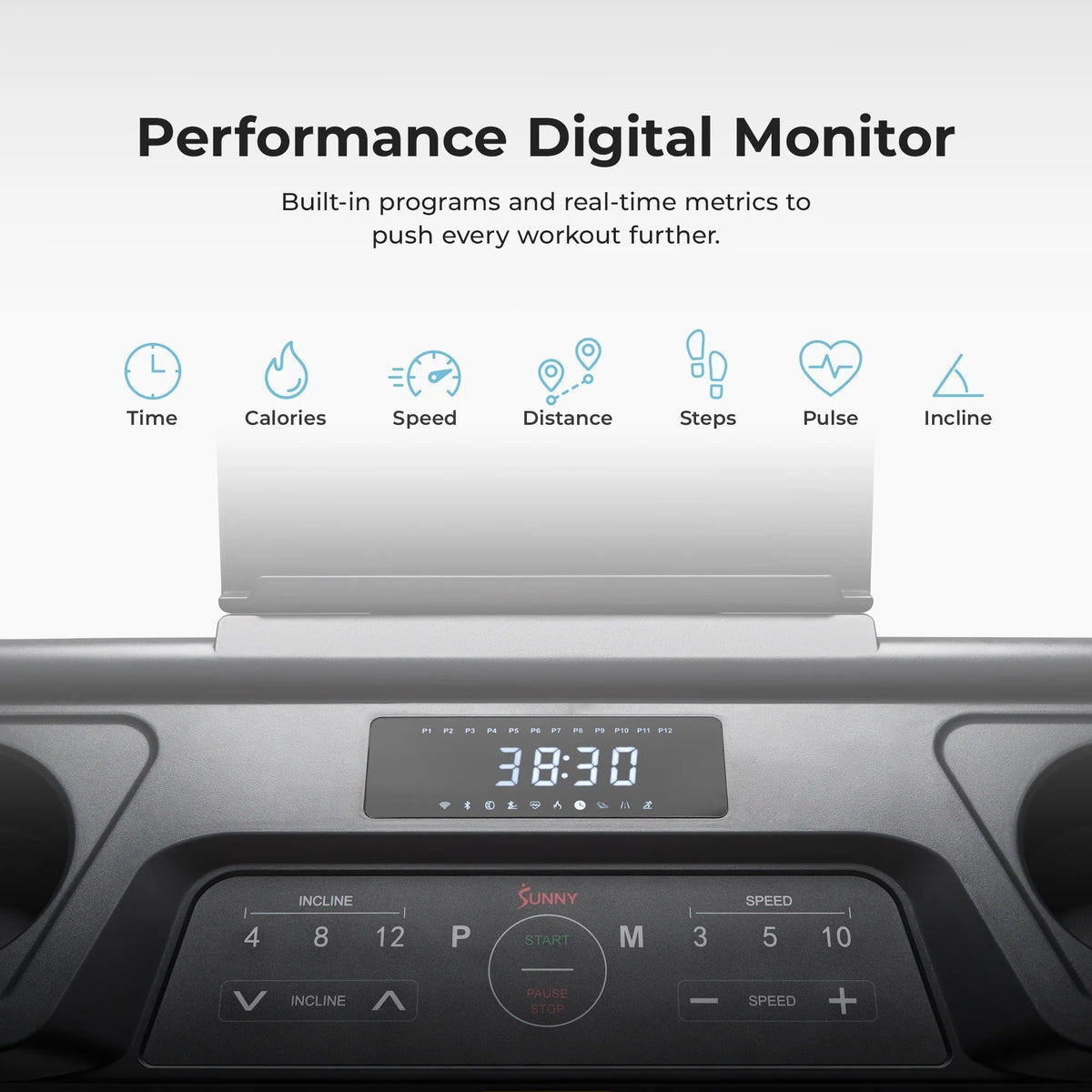 Pace 500 Smart Auto Incline Treadmill with Wi-Fi Connectivity