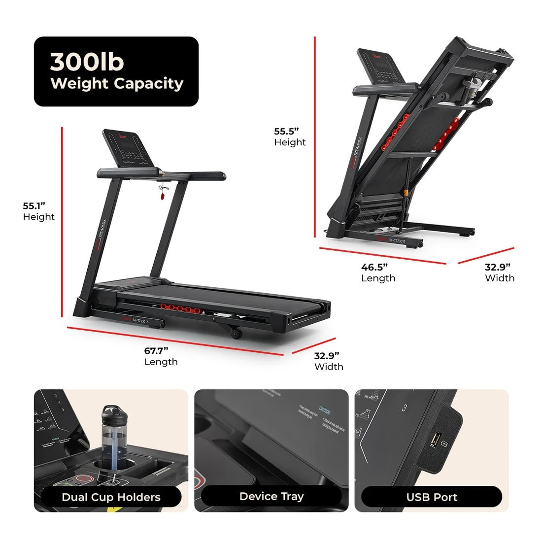 Excel Smart Incline/Decline 20” Deck Treadmill