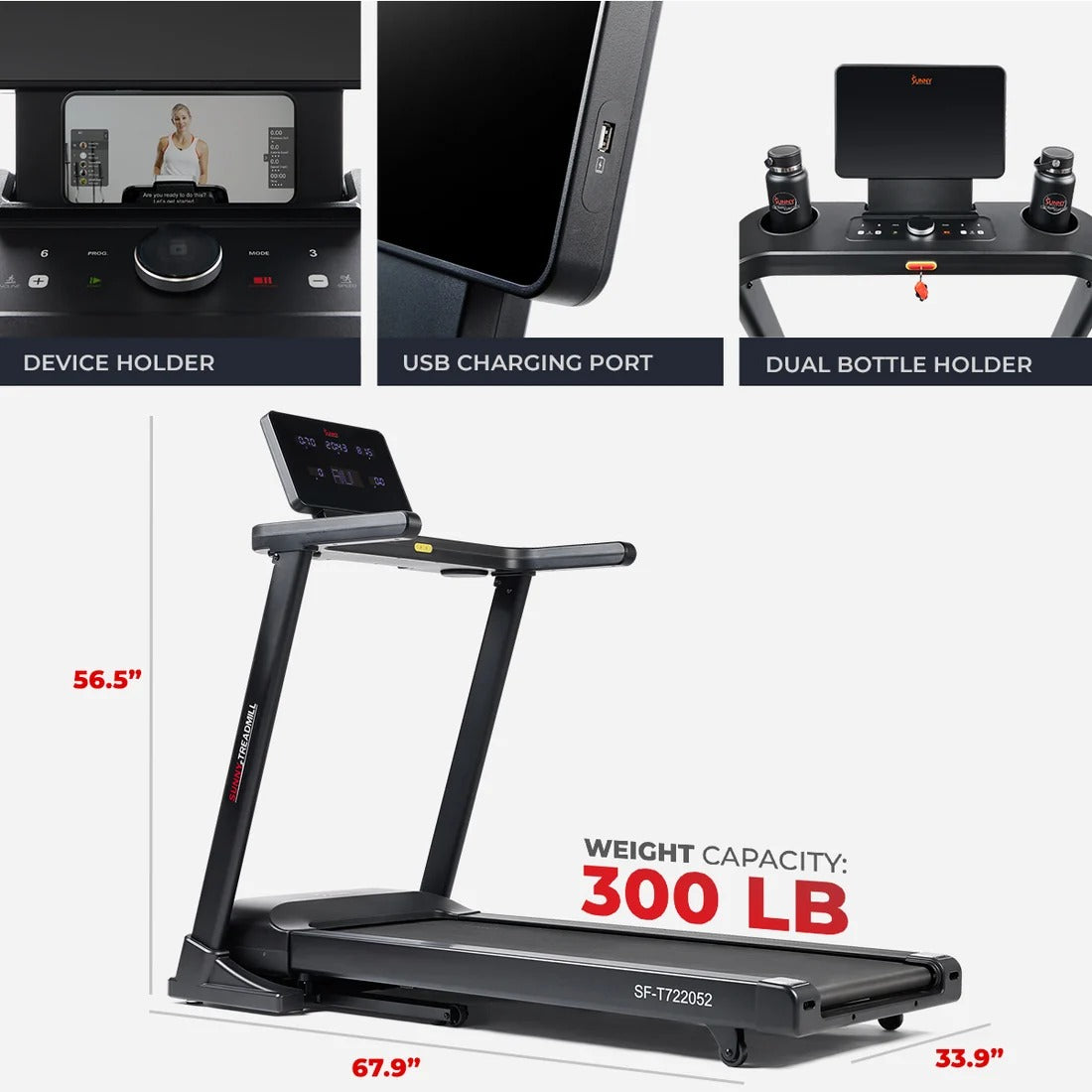 Astra Elite Premium Auto Incline Smart Treadmill With 20" Running Deck