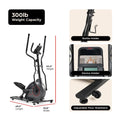 Silent Smart Elliptical Exerciser with 16” Long Stride Training Machine