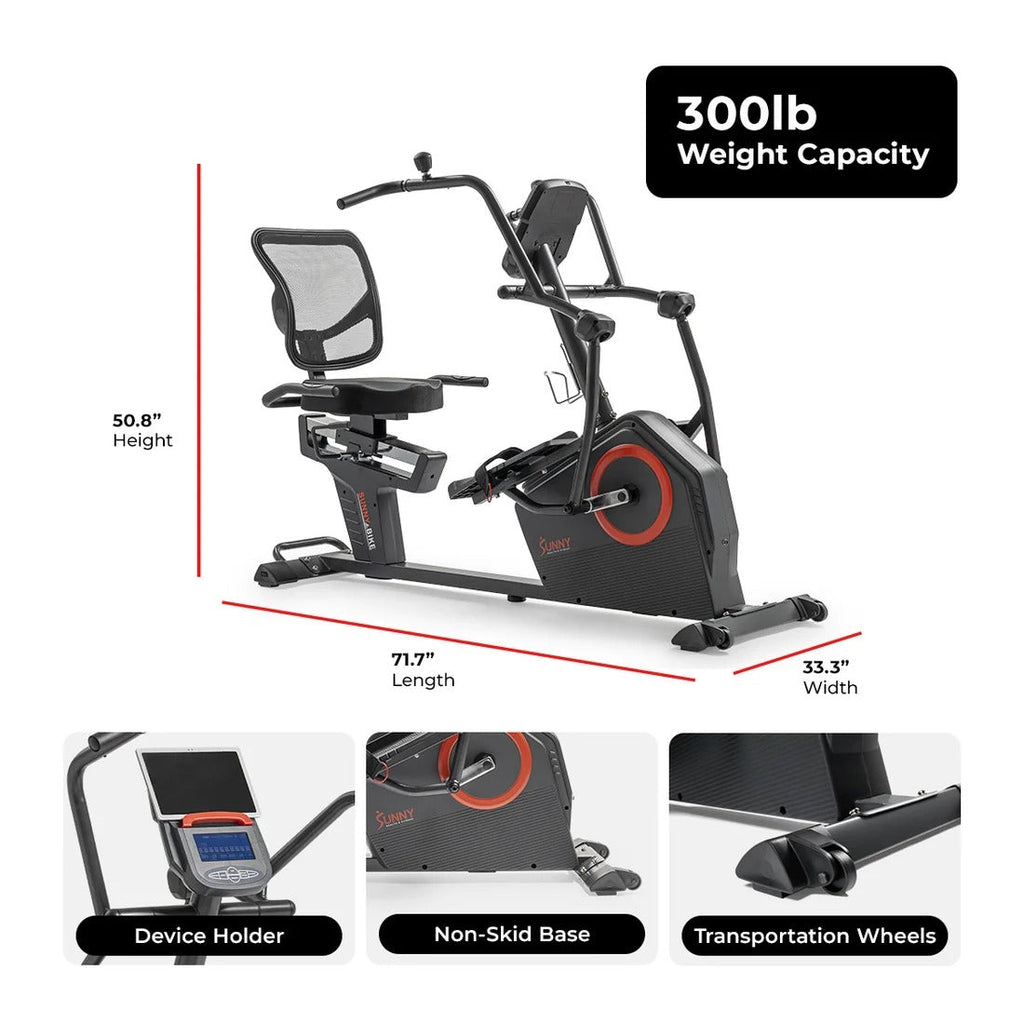 Premium Smart Programmable Electro-Magnetic Resistance Recumbent Elliptical Cross Trainer