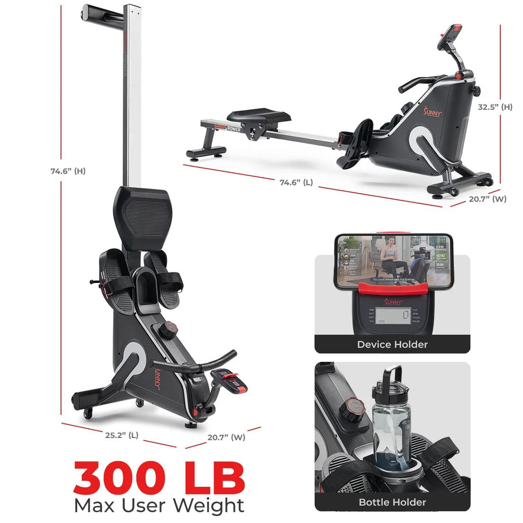 Smart Magnetic Rowing Machine