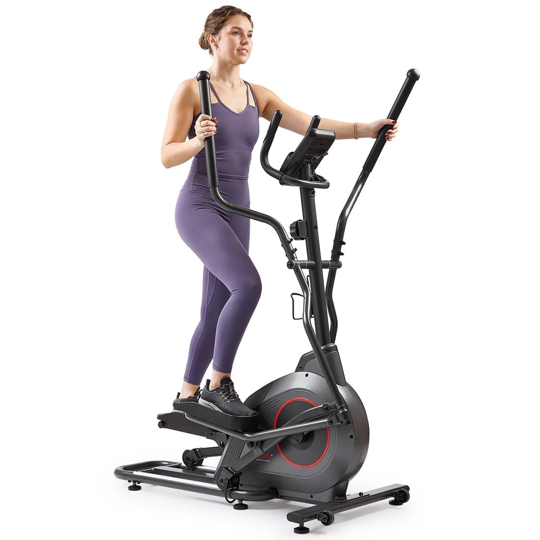 Silent Smart Elliptical Exerciser with 16” Long Stride Training Machine