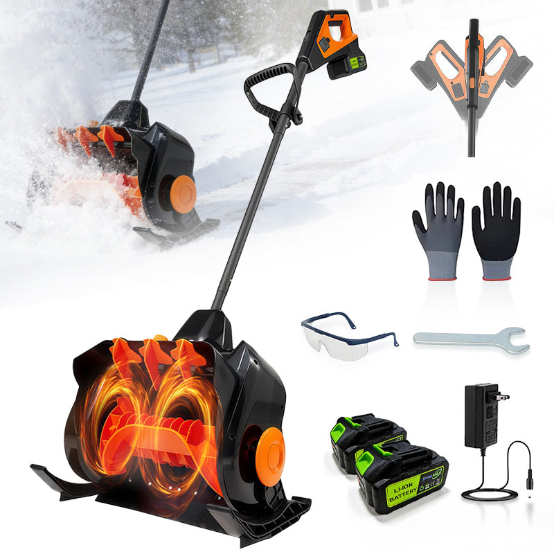 12 inches Cordless Snow Shovel with 2 Batteries